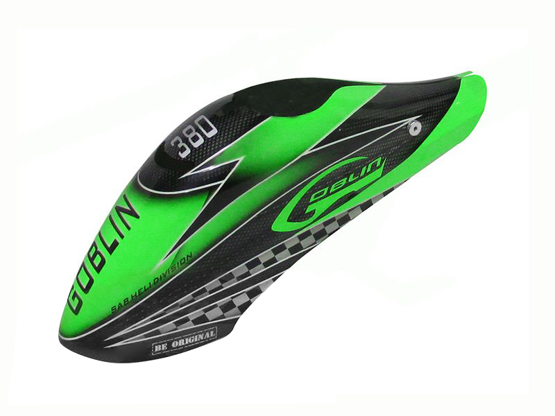 Canomod Airbrush Canopy SAB Carbon/Green - Goblin 380