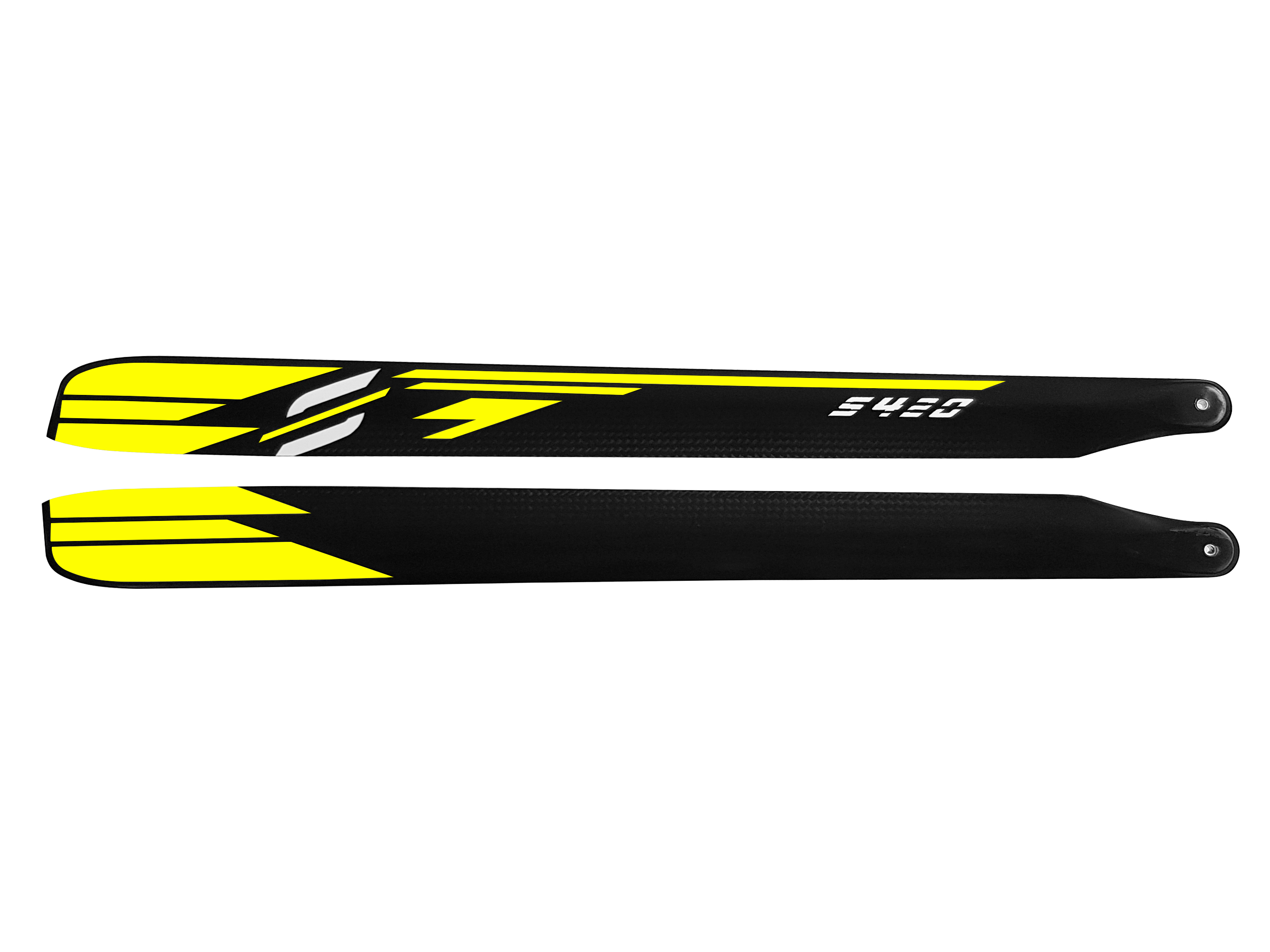 SAB Carbon Fiber Main Blades Yellow 420mm